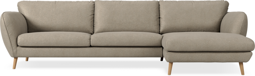 Madison - 3-sits soffa med schäslong höger - Beige