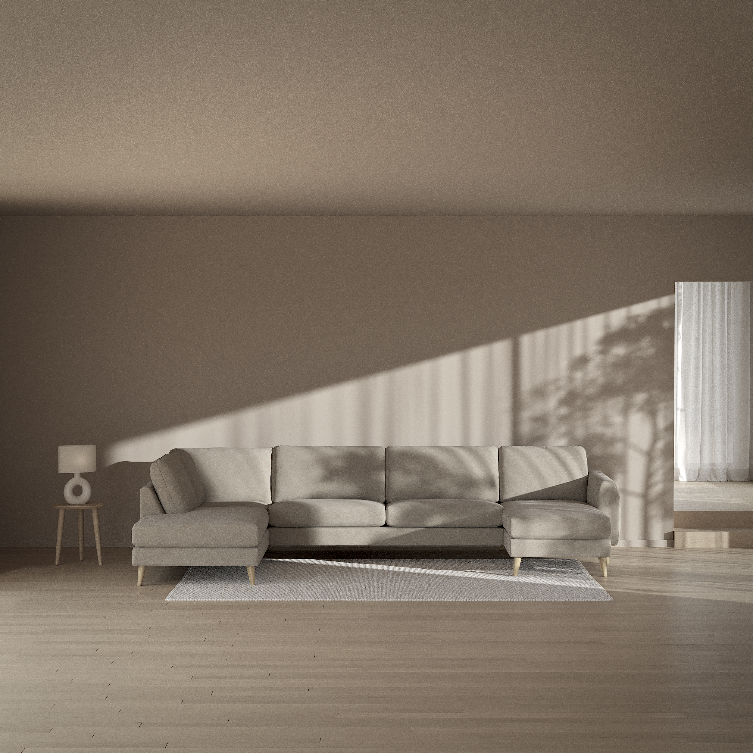 Bridge - 3-sits soffa med divan vänster och schäslong höger - inspiration