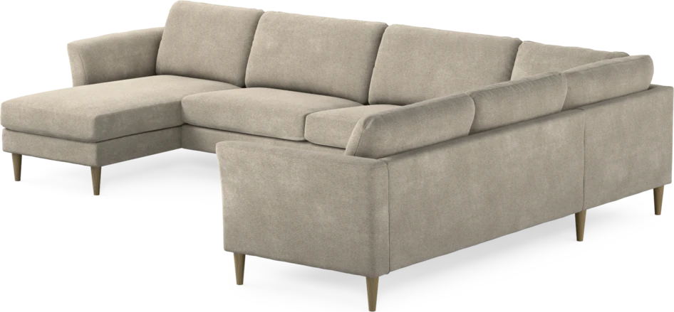 Bridge - Hörnsoffa, 3+2-sits med schäslong vänster - Beige