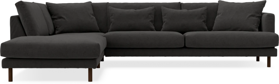 Harper - 3-sits soffa med divan vänster - Grå