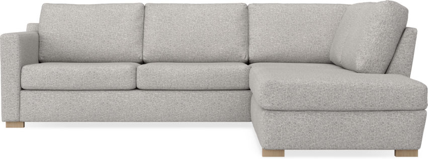 Friday - 2,5-sits soffa med divan höger - Vit