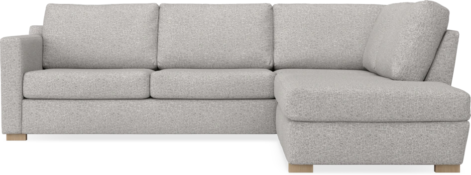 Friday - 2,5-sits soffa med divan höger - Vit