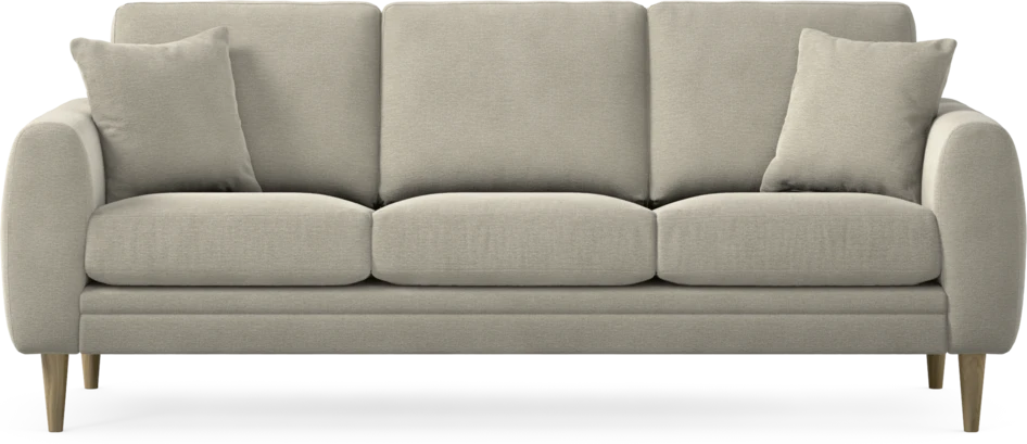 Eden - 3-sits soffa - Brun