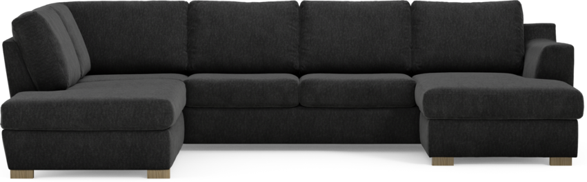 Friday - 3-sits soffa med divan vänster och schäslong höger - Blå