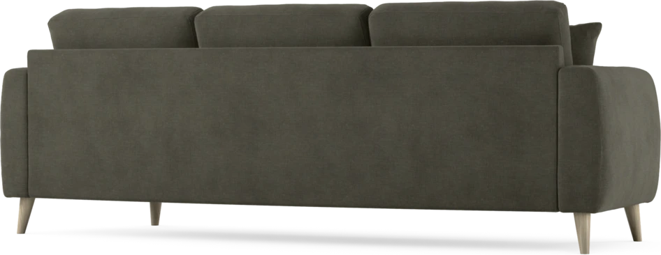 Eden - 3-sits soffa svängd - Grå