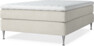 Delux Sense - Kontinentalsäng, enkelsäng 140 cm med bäddmadrass - Beige