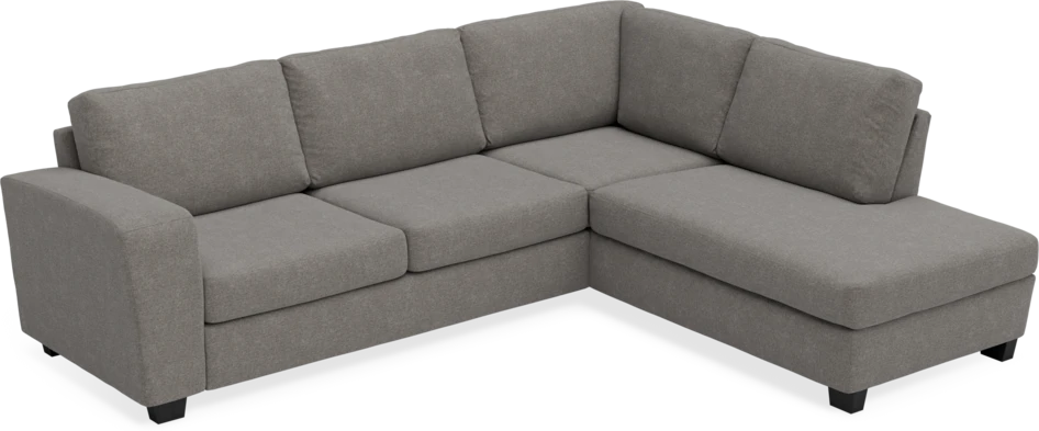 Friday - 2,5-sits soffa med divan höger - Grå