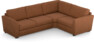 Friday - Hörnsoffa, 2,5+1,5-sits - Orange