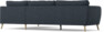 County - 2,5-sits soffa med divan höger - Blå