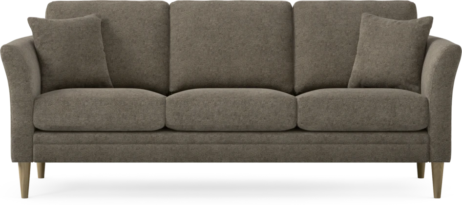 Eden - 3-sits soffa - Brun
