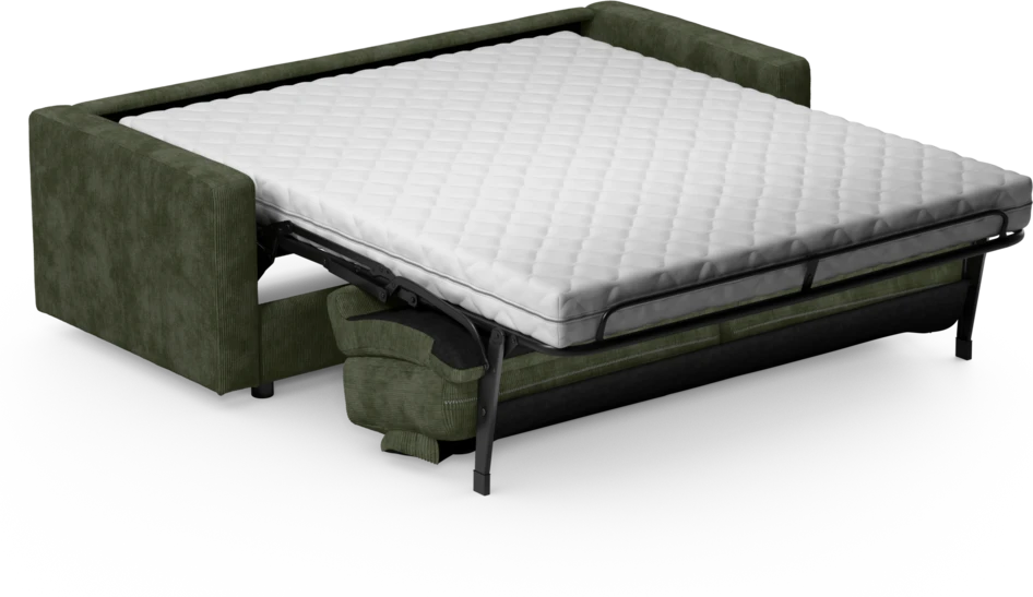 Lindö - Bäddsoffa 3-sits  - Grön