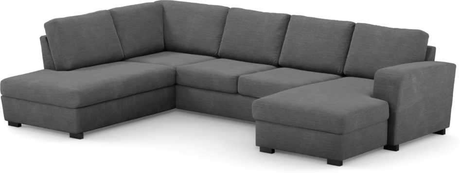Friday - 3-sits soffa med divan vänster och schäslong höger - Grå