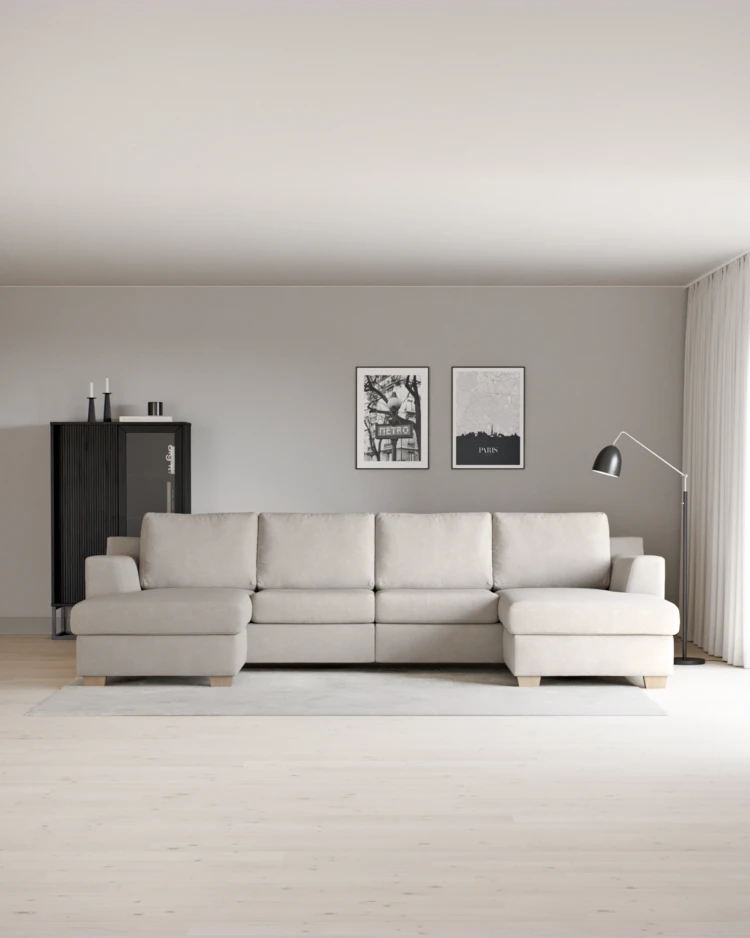 Friday - 2-sits soffa med två schäslonger - inspiration