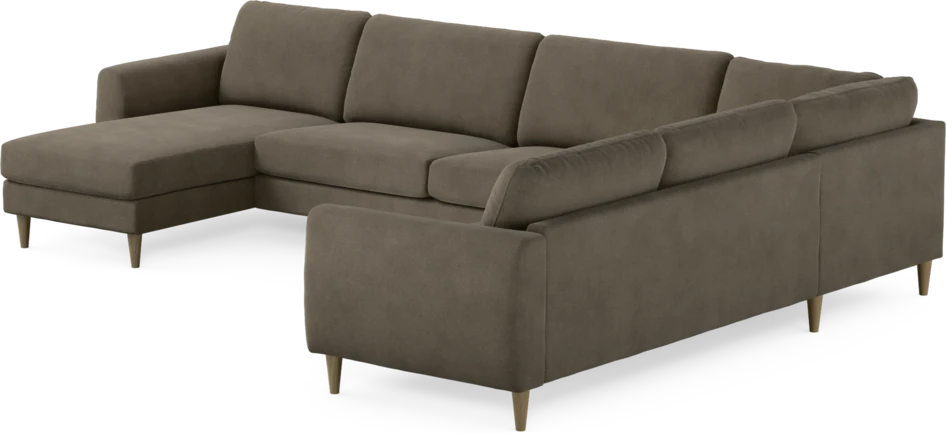 Bridge - Hörnsoffa, 3+2-sits med schäslong vänster - Beige