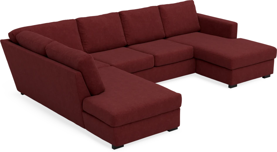 Friday - 3-sits soffa med divan vänster och schäslong höger - Rosa