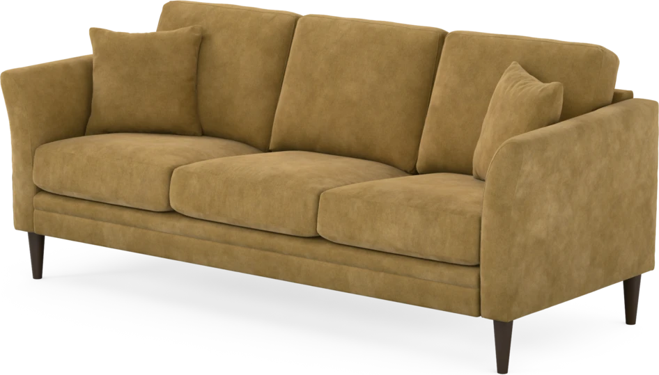 Eden - 3-sits soffa - Gul