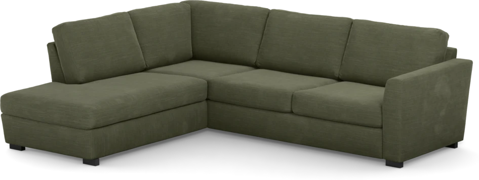 Friday - 2,5-sits soffa med divan vänster - Grön