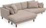 Harper - 4-sits med schäslong XL vänster - Beige