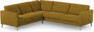 Bridge - Hörnsoffa, 2+3-sits - Gul