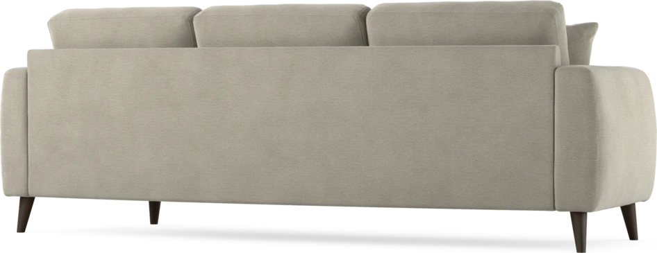 Eden - 3-sits soffa svängd - Brun
