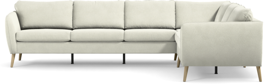 County - Hörnsoffa, 3+2-sits - Vit