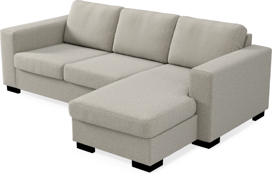 Nevada - 3-sits soffa med flyttbar schäslong - Beige