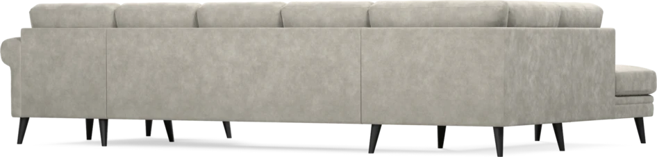 Eden - 3-sits soffa med divan vänster och schäslong höger - Grå