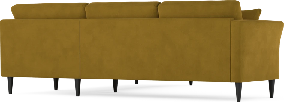 Eden - Hörnsoffa, 2,5+2,5-sits - Gul