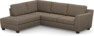 Friday - 2,5-sits soffa med divan vänster - Brun