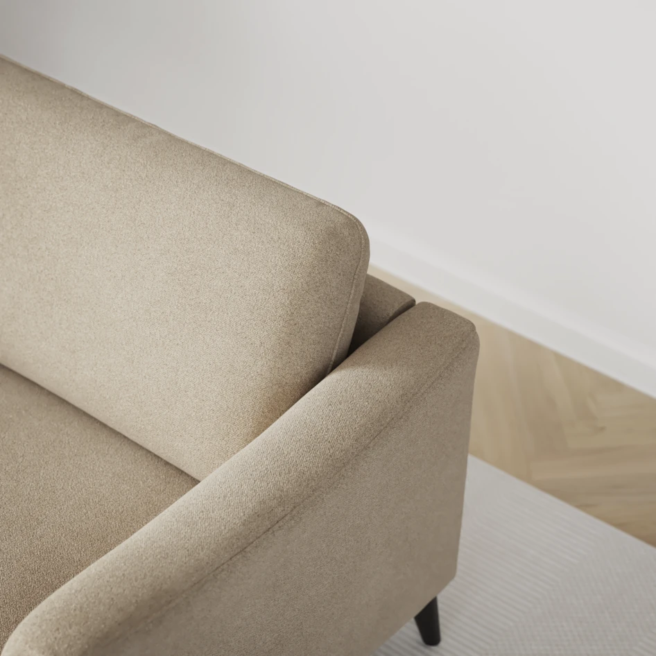 Bridge - 3-sits soffa med schäslong vänster och divan höger - Beige