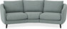 Madison - 3-sits soffa svängd, 70 cm - Turkos