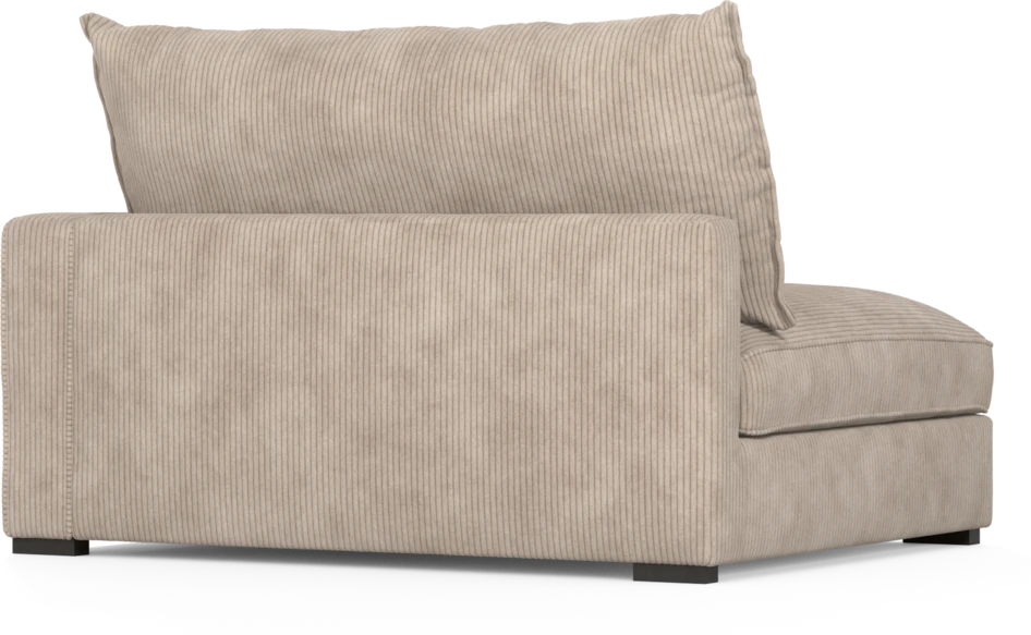 Rossi - 2-sits med armstöd höger - Beige
