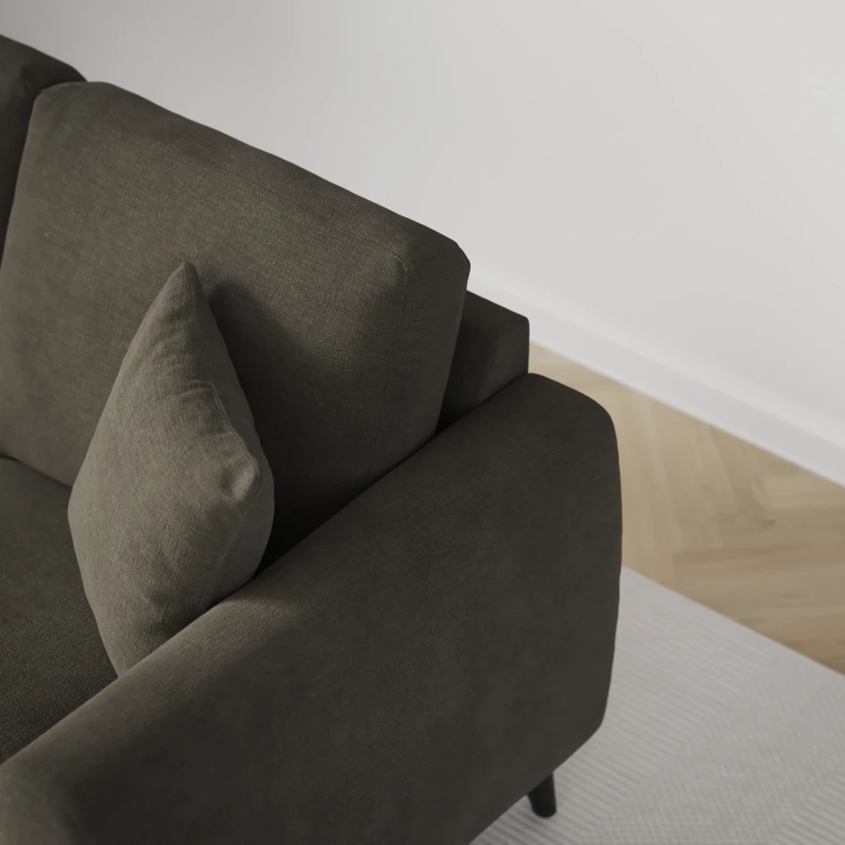 Eden - 3-sits soffa - Grå