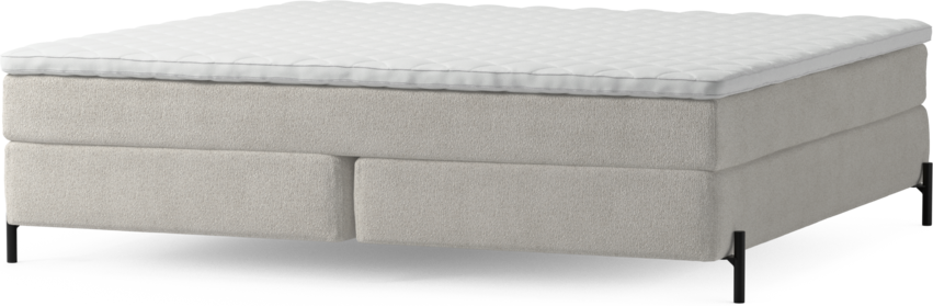 Delux Sense - Kontinentalsäng, dubbelsäng med bäddmadrass och sängben