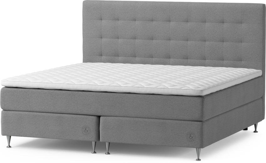 Särö Exclusive - Kontinentalsäng, dubbelsäng med bäddmadrass och Bris sänggavel