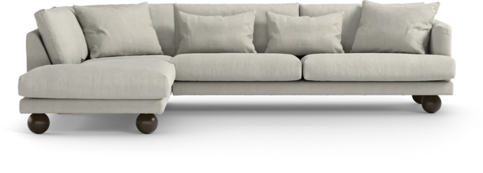 Harper, 3-sits soffa med divan vänster