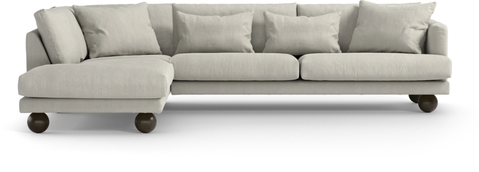 Harper - 3-sits soffa med divan vänster - Beige