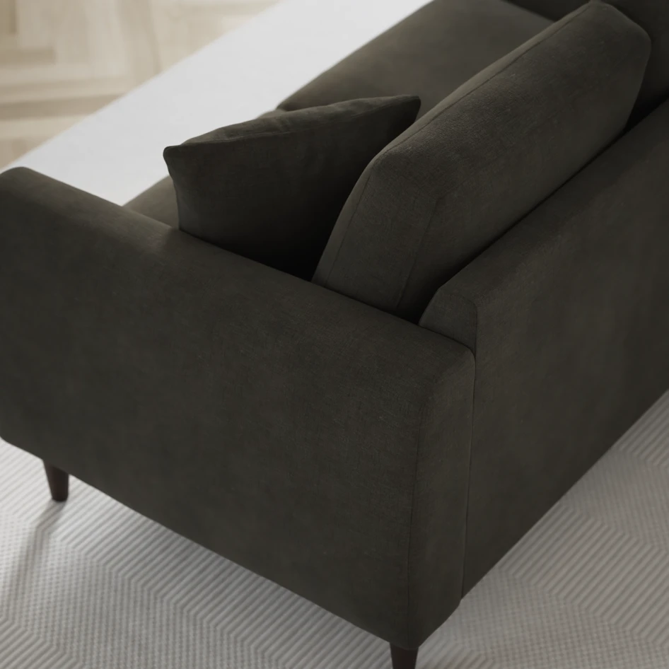 Eden - 3-sits soffa med schäslong vänster och divan höger - Grå