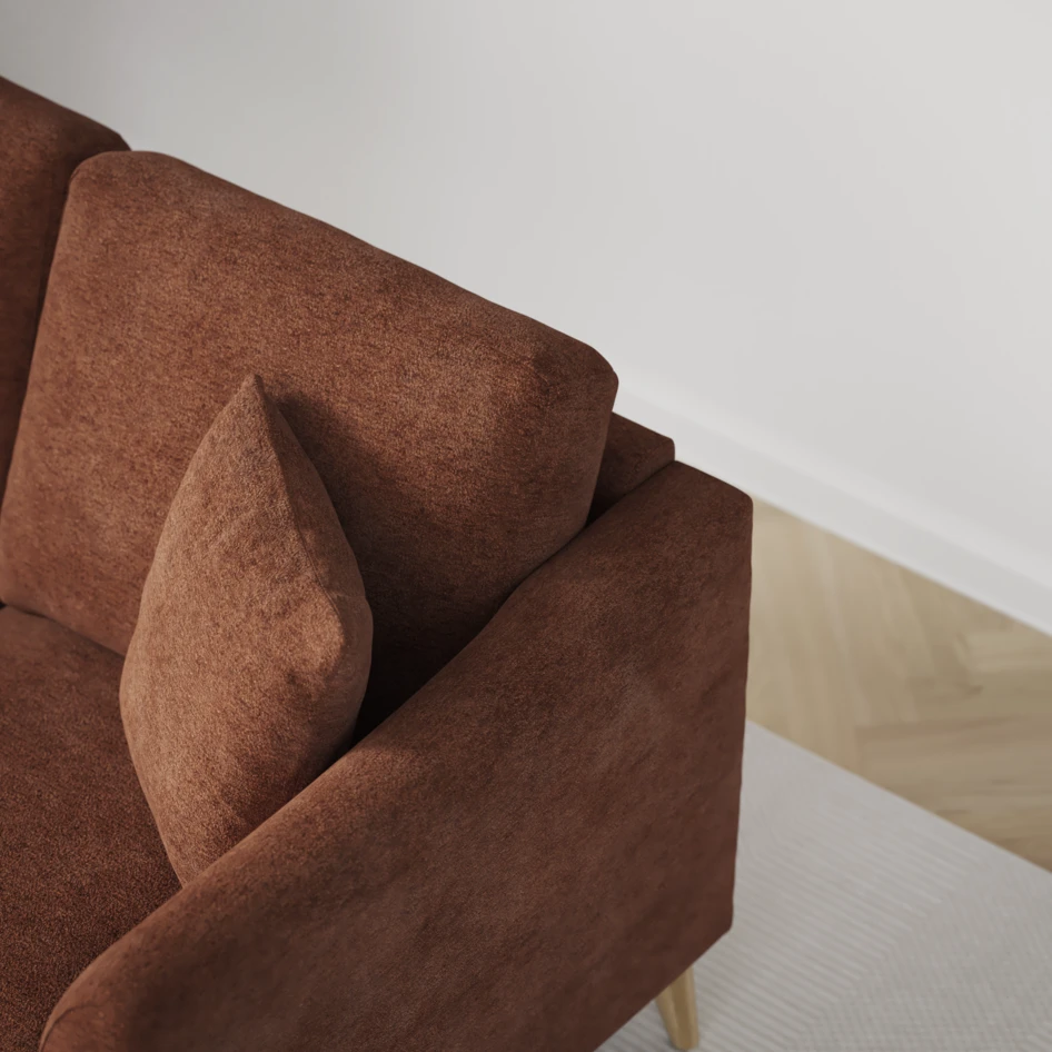 Eden - 2-sits soffa - Orange