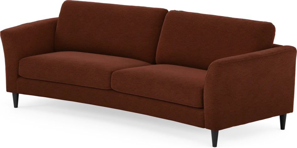 Bridge - 3-sits soffa svängd - Orange