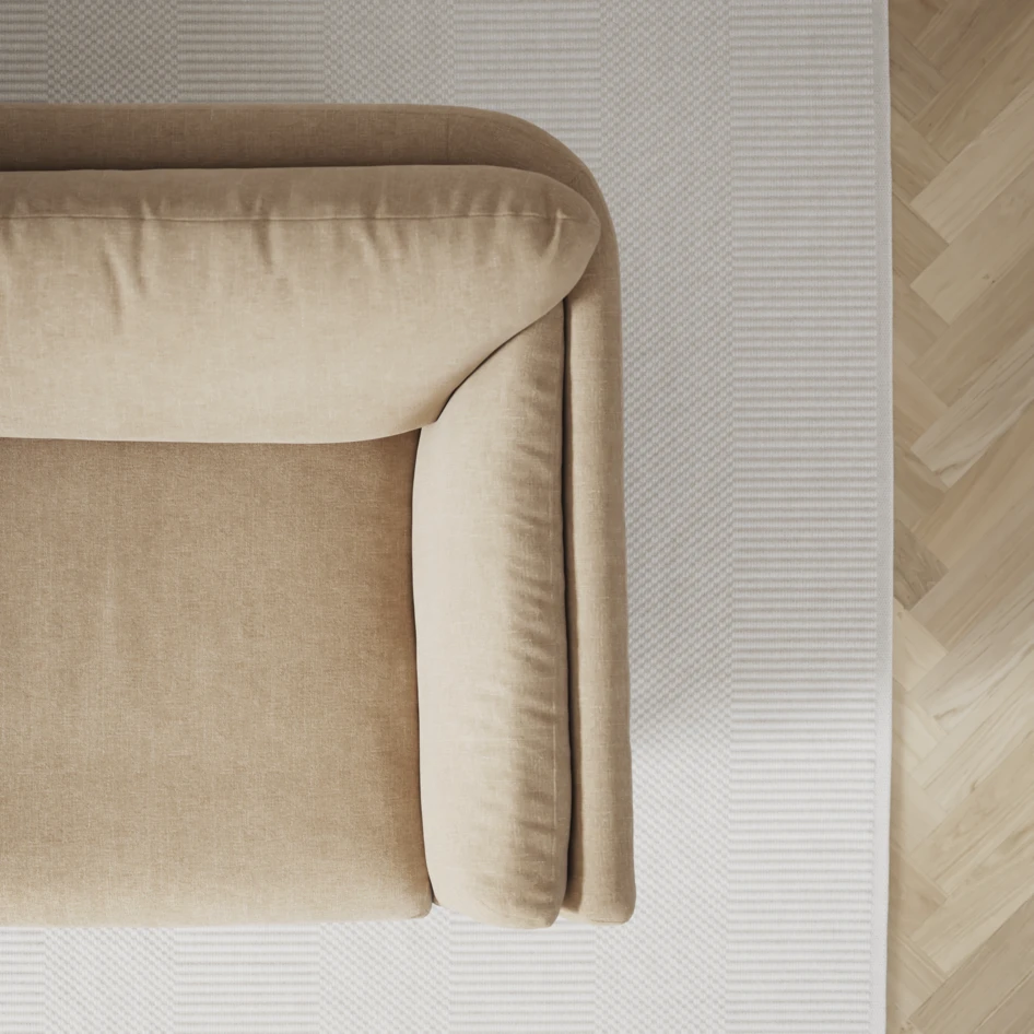 Madison Lux - 2-sits soffa med divan vänster och schäslong höger - Beige