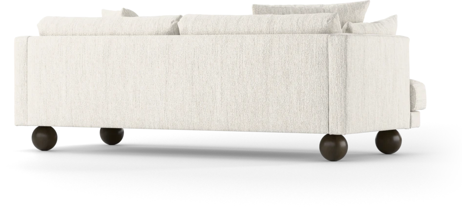 Harper - 3-sits soffa, hel dyna - Vit