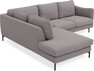 Madison - 2-sits soffa med divan vänster - Grå