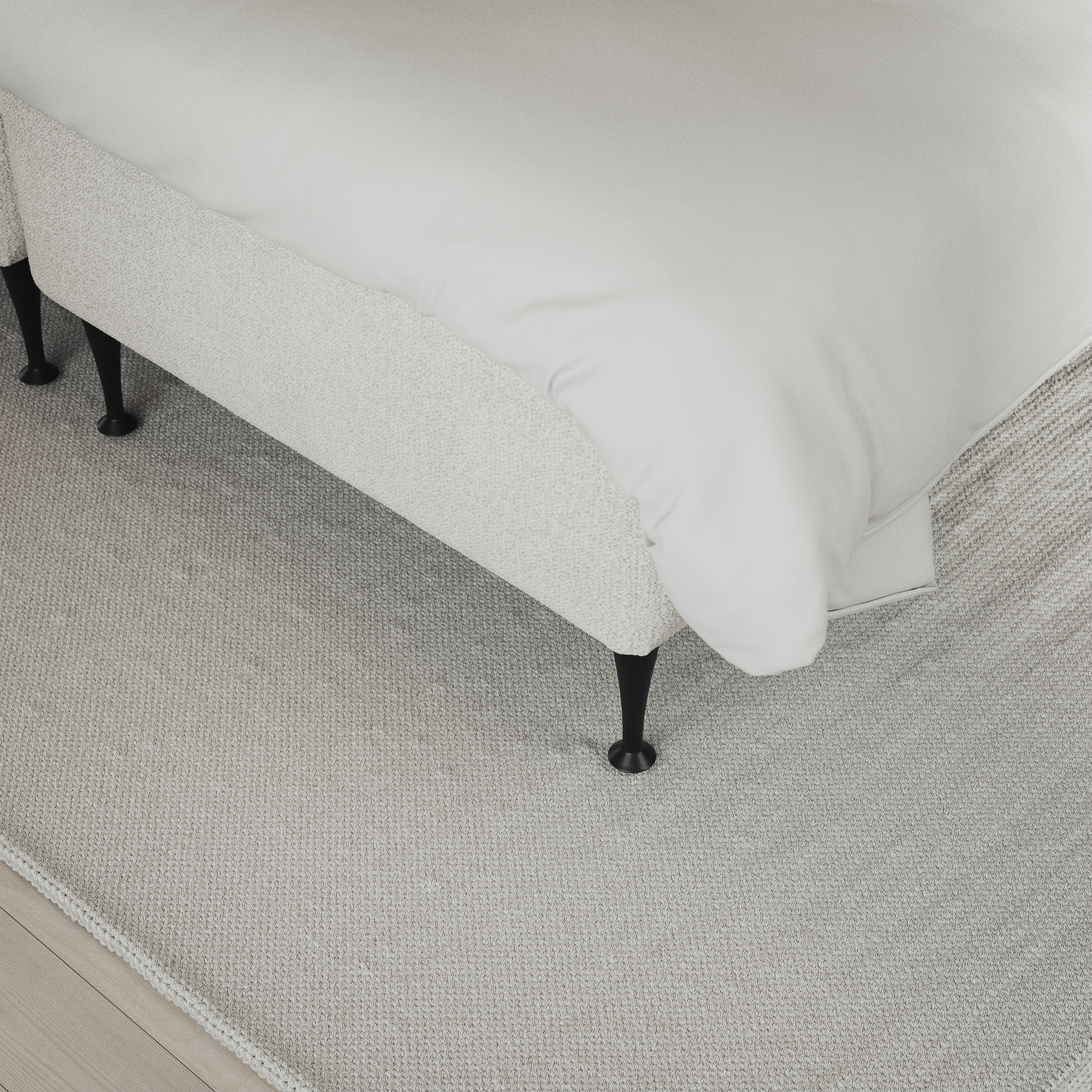 Delux Exclusive - Kontinentalsäng, enkelsäng 120 cm med bäddmadrass och sängben - inspiration