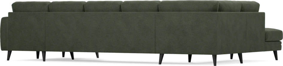 Eden - 3-sits soffa med divan vänster och schäslong höger - Grön