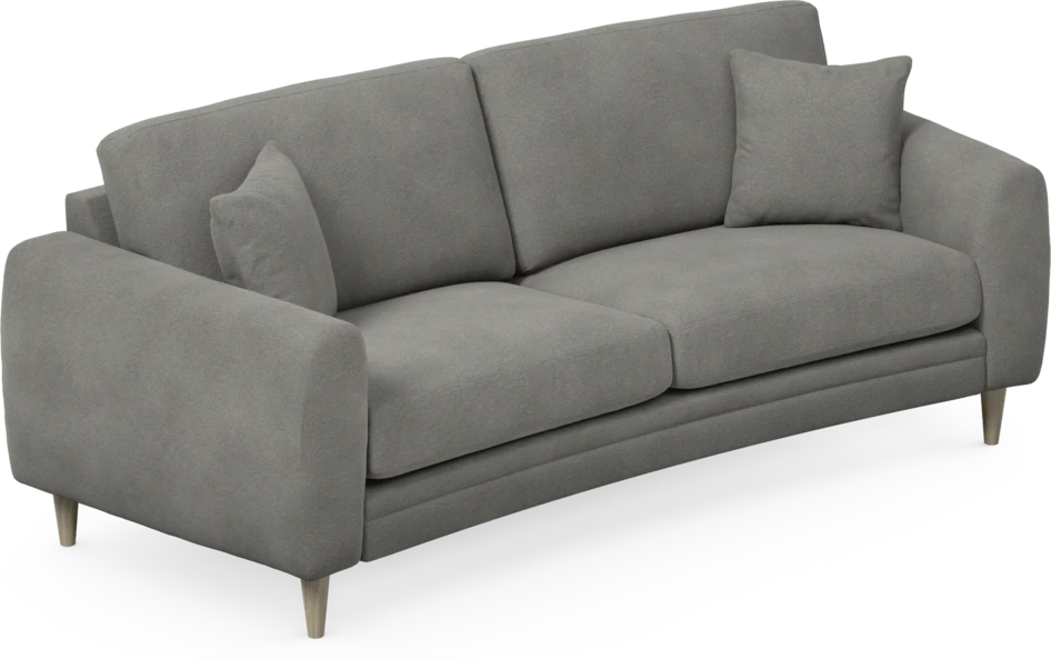 Eden - 2,5-sits soffa svängd - Grå