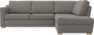 Friday - 2,5-sits soffa med divan höger - Grå