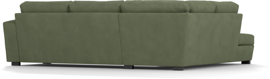 Friday - 2,5-sits soffa med divan vänster - Grön