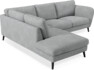 Madison Lux - 2-sits soffa med divan vänster - Vit