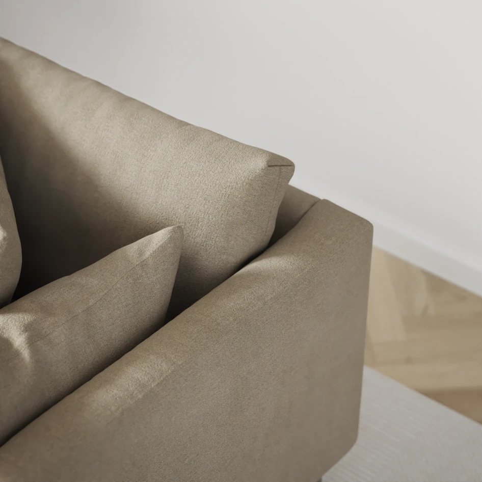 Harper - 4-sits med schäslong XL vänster - Beige